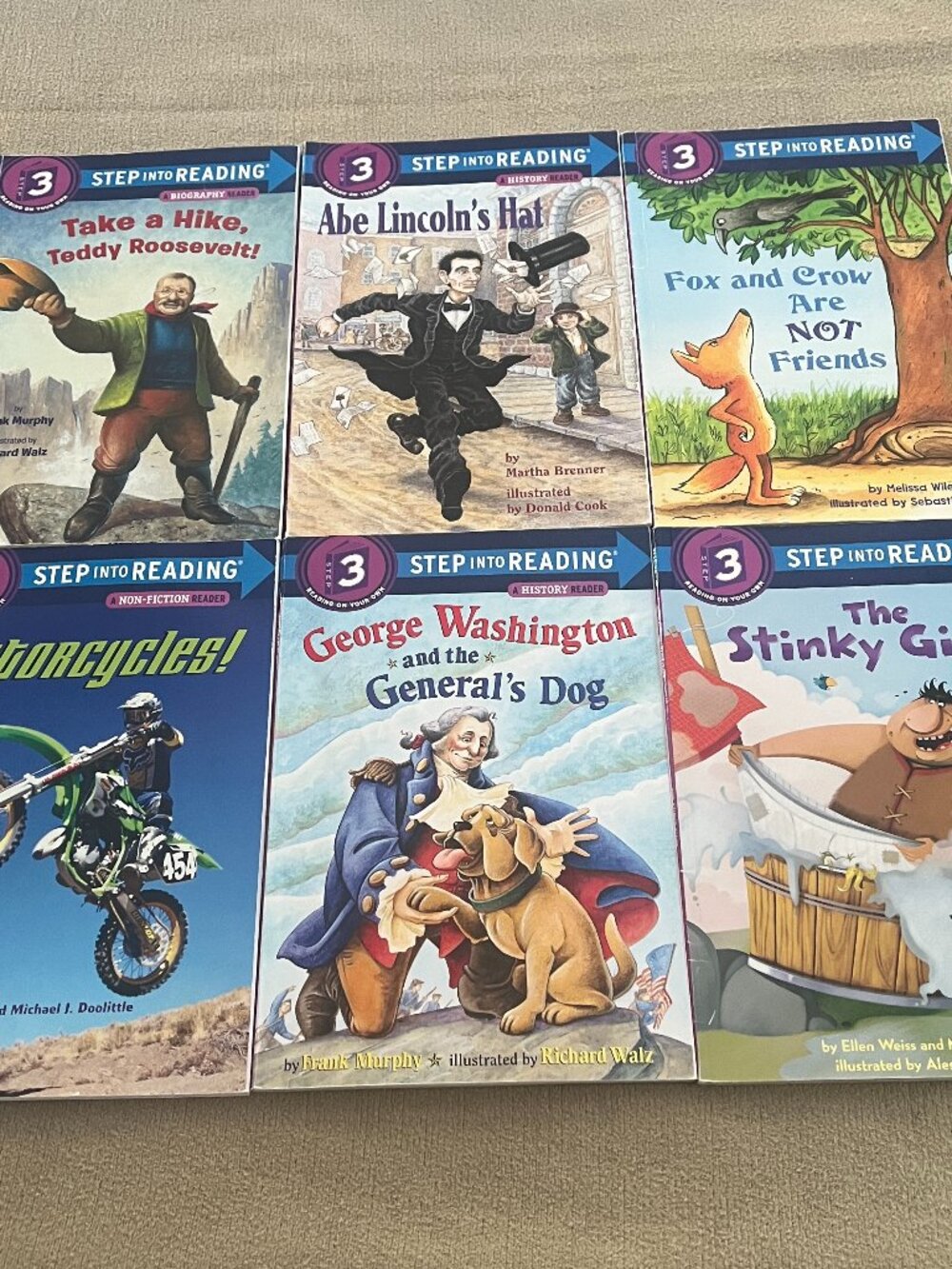 Step Into Reading Children's Books Level 3 Lot of 9 New
